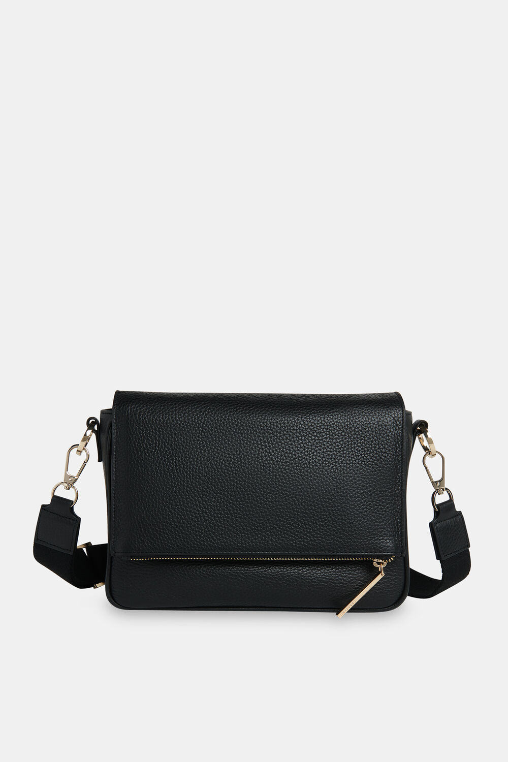 Black Large Bibi Crossbody Bag