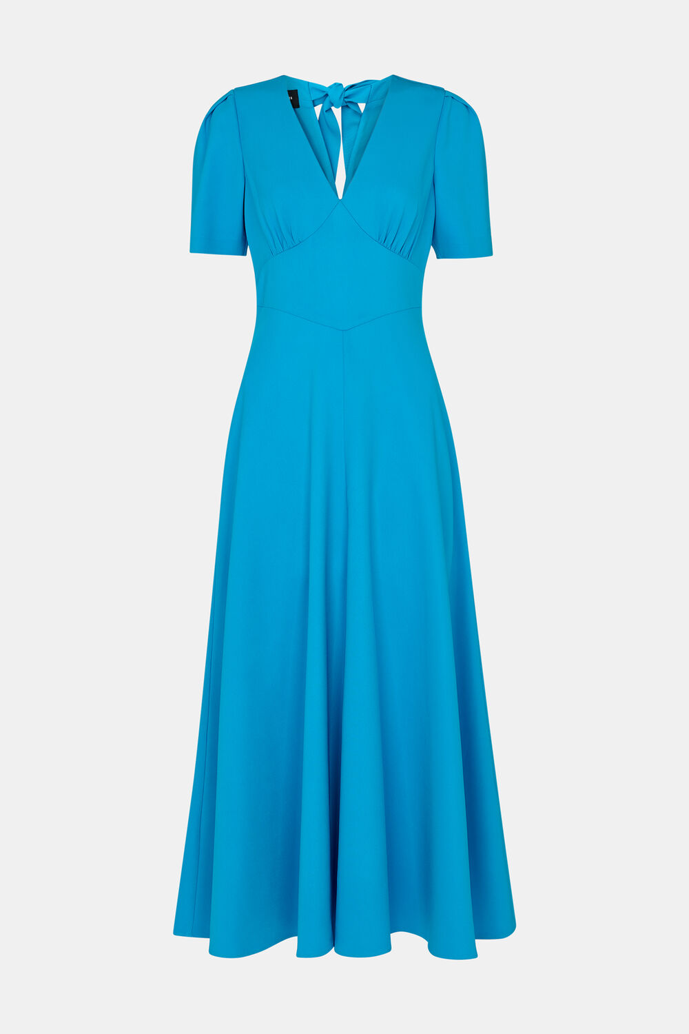 Panel Detail V-Neck Maxi Dress