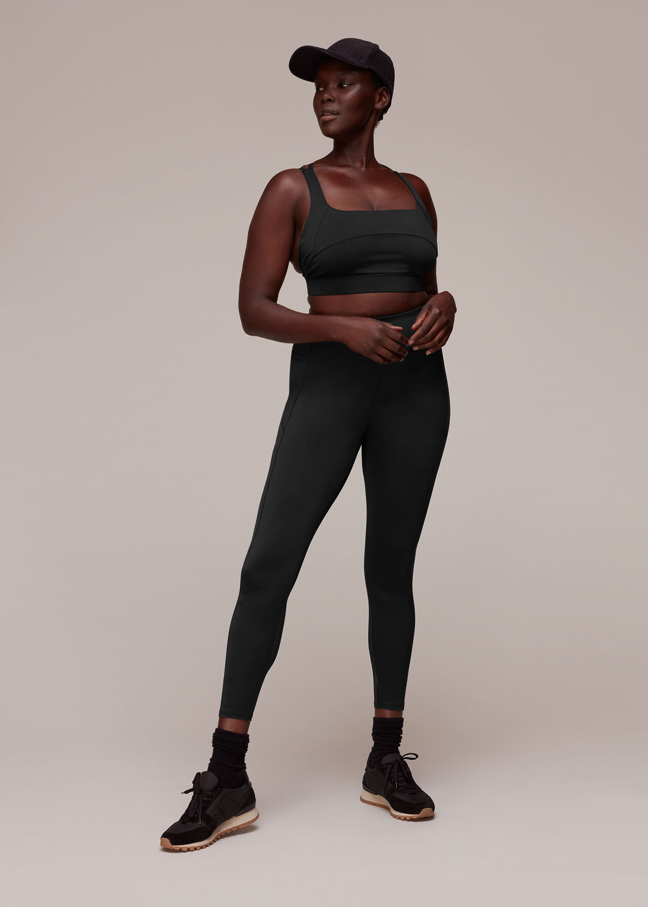 Black Sports Legging | WHISTLES