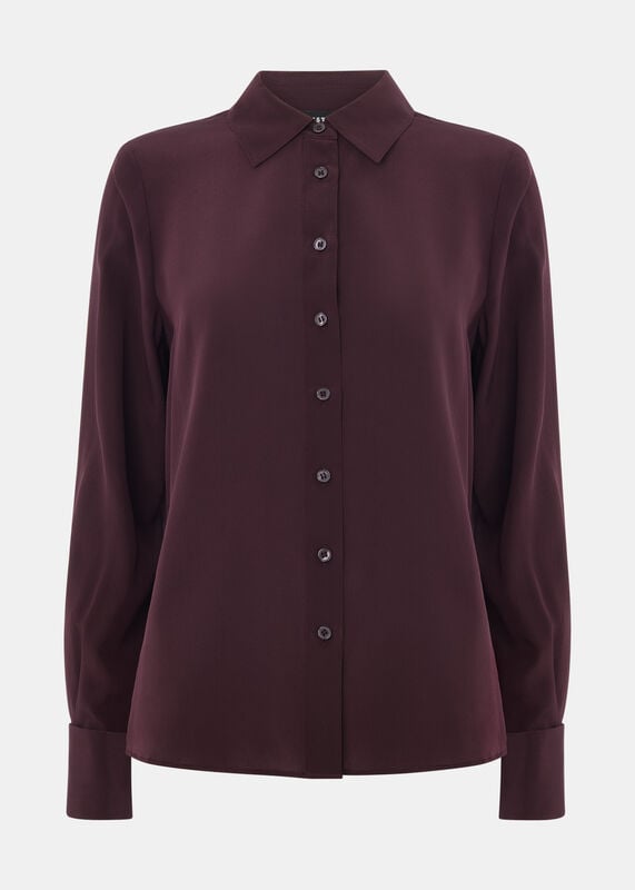 Merlot Ultimate Silk Shirt