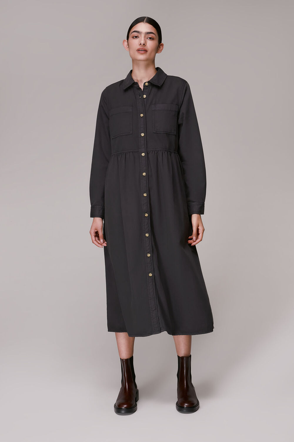 Button Up Shirt Dress
