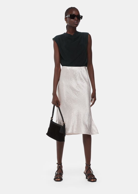 Black Textured Sleeveless Tank