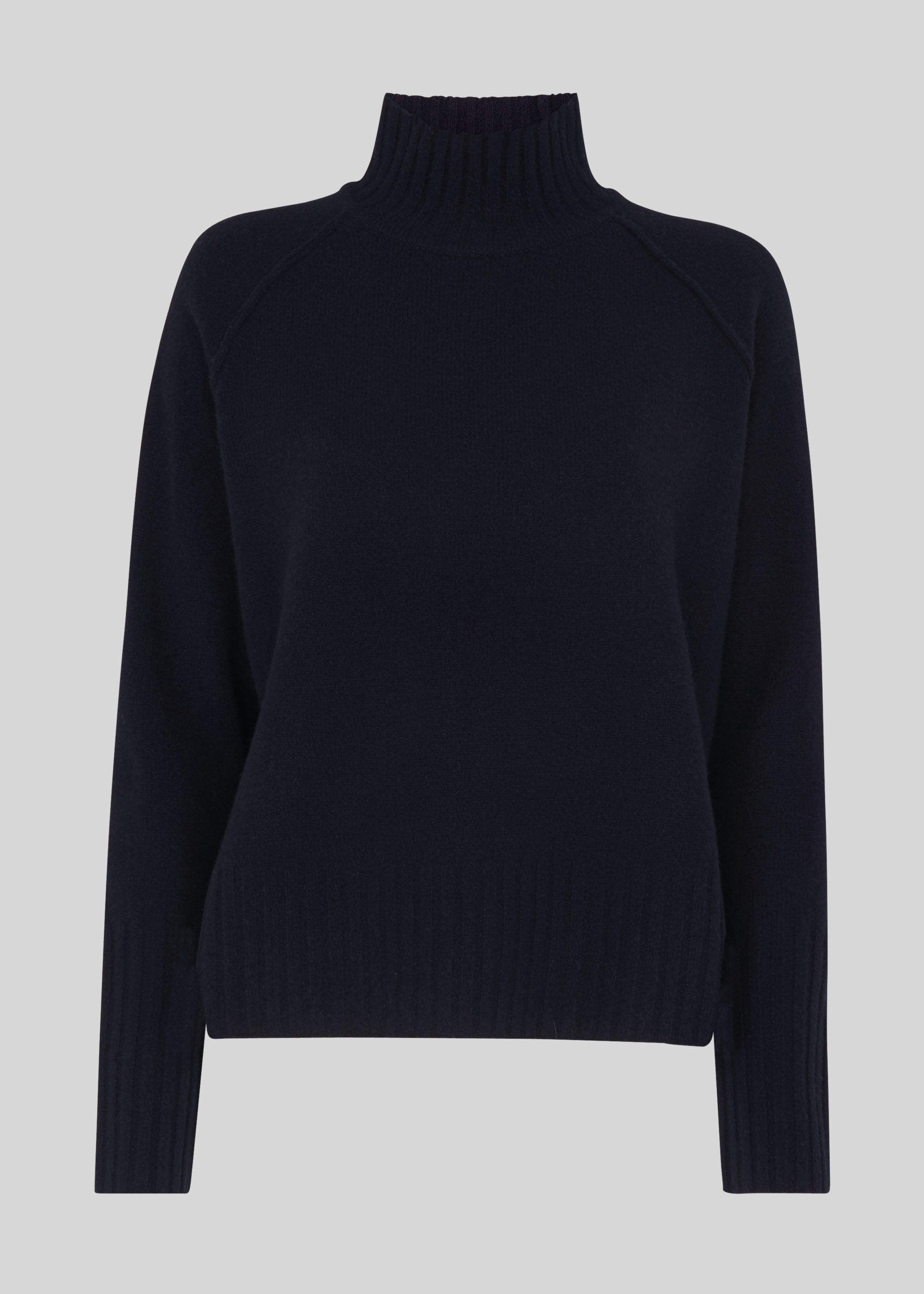 Whistles funnel 2025 neck wool knit