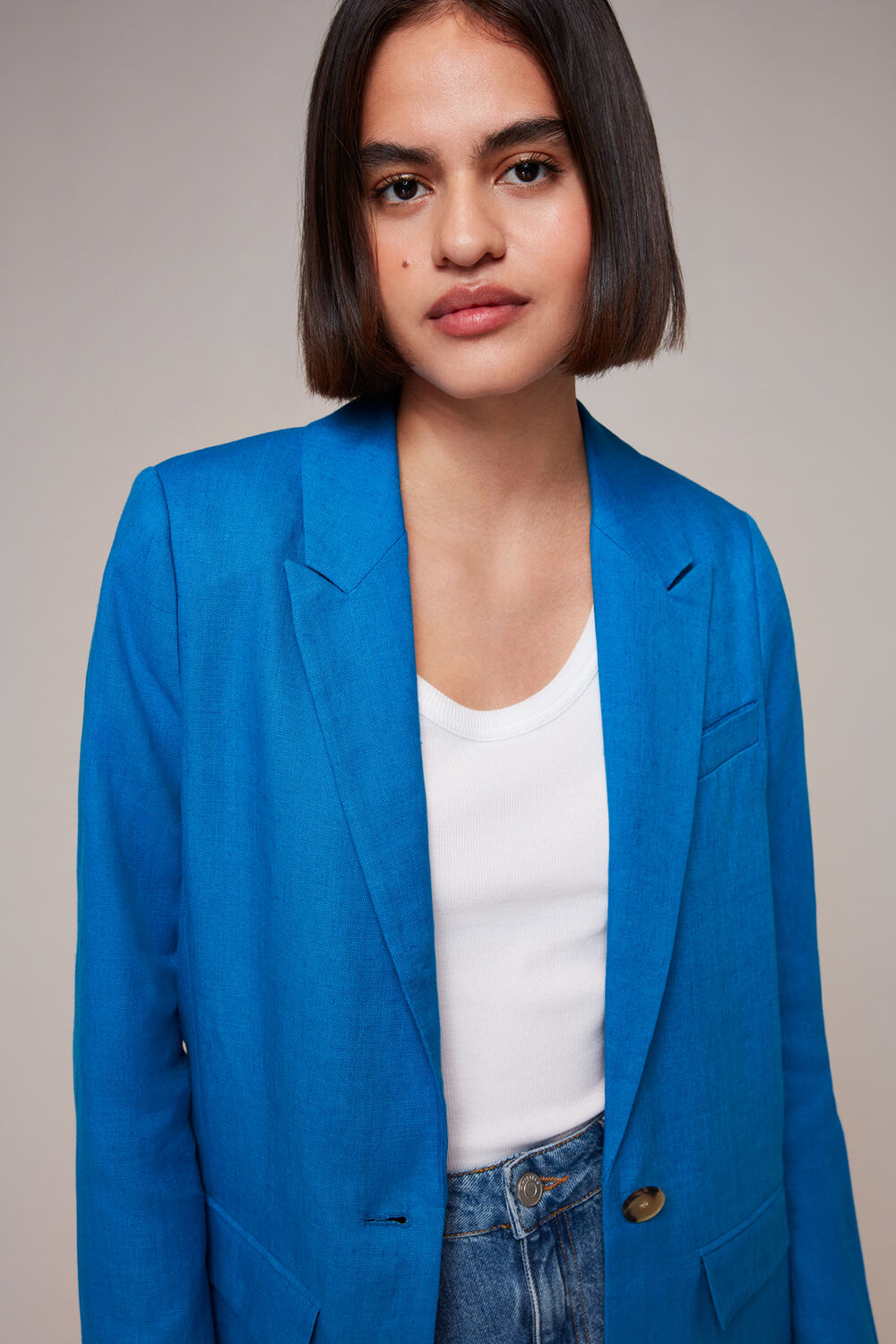 Lucy Linen Blazer