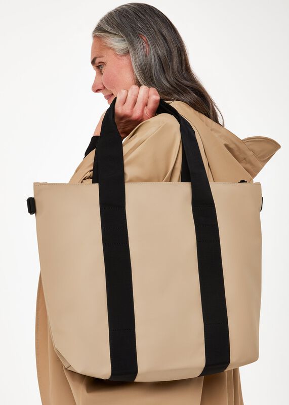 Taupe Rains Tote Bag