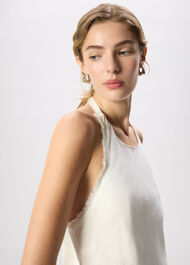 Linen Halter Neck Dress