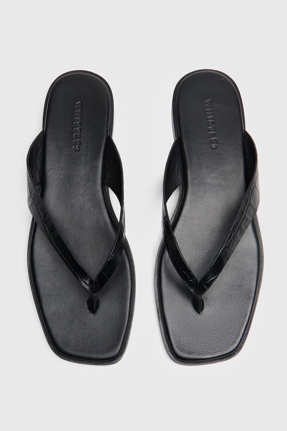 Croc Embossed Flip Flop