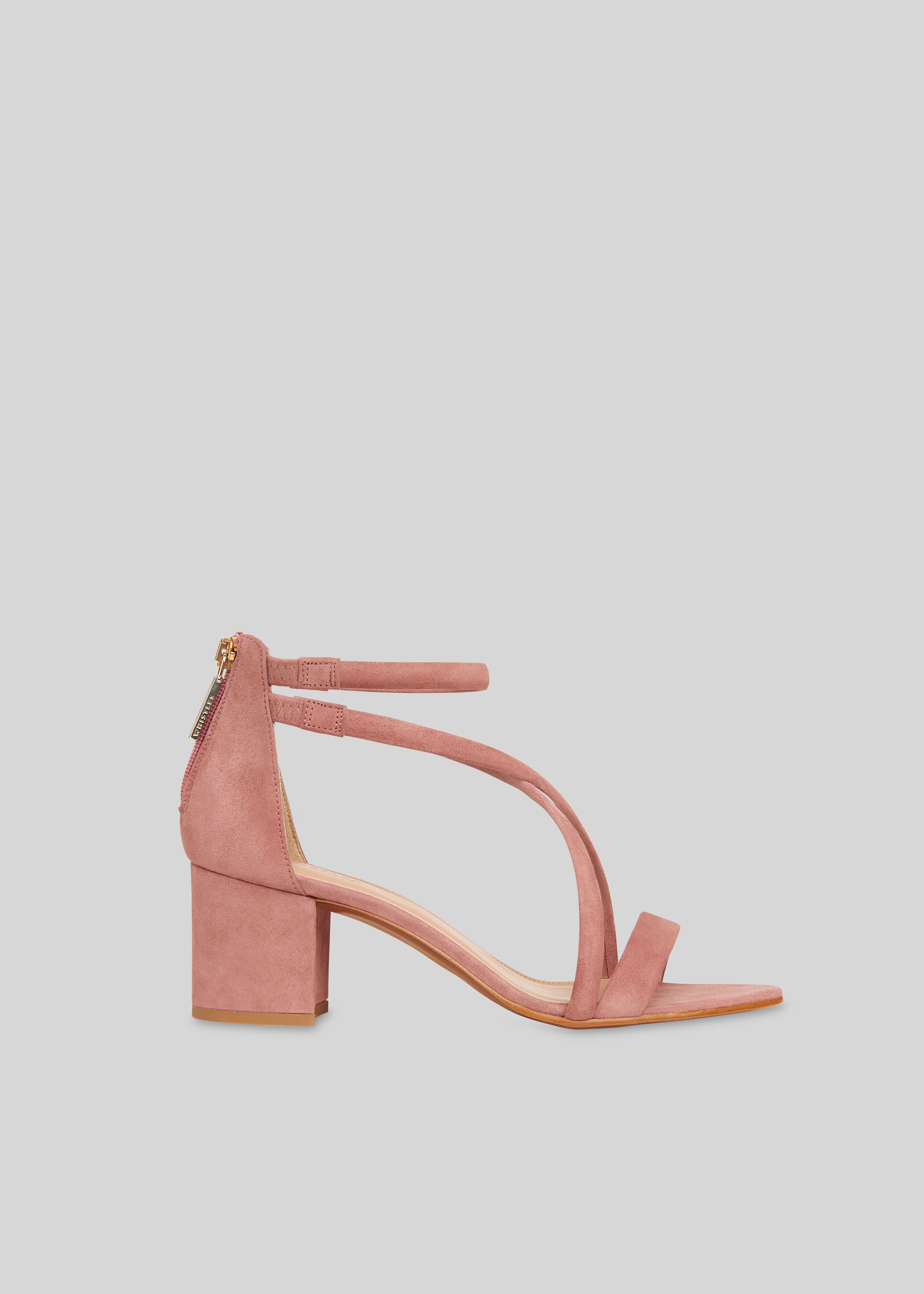 nude strappy shoes
