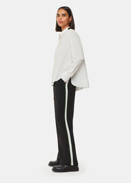 Crepe Side Stripe Trouser