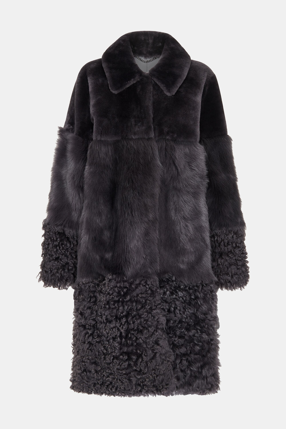 Cossma Shearling Longline Coat