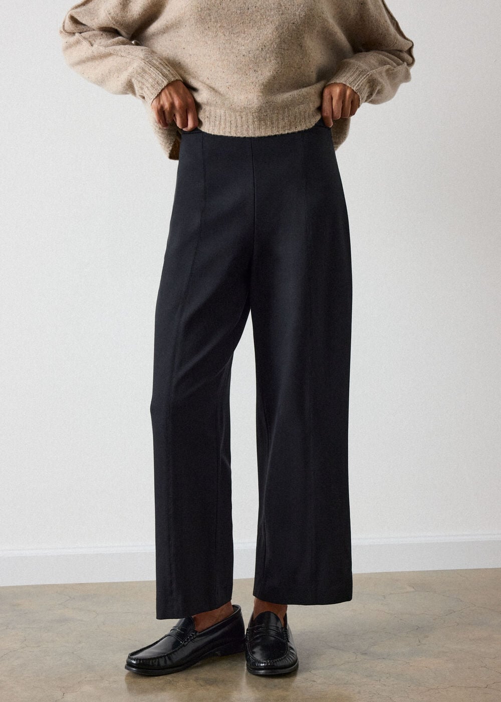 Black Camilla Wide Leg Pants