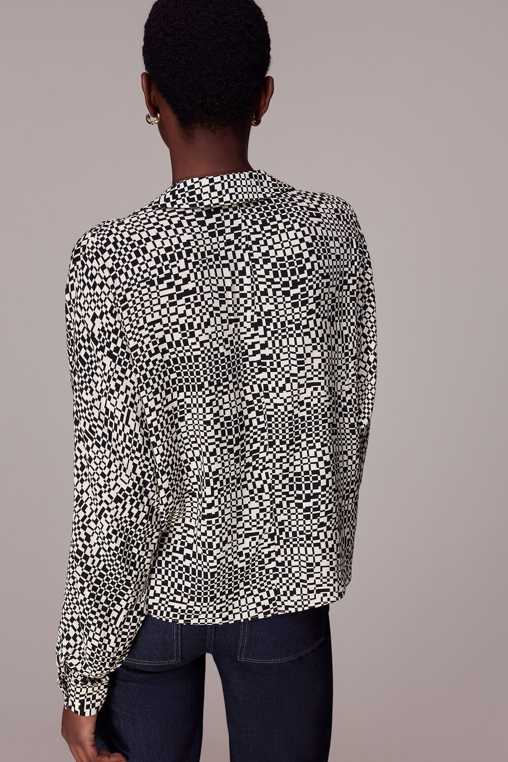Checkerboard Ramona Blouse