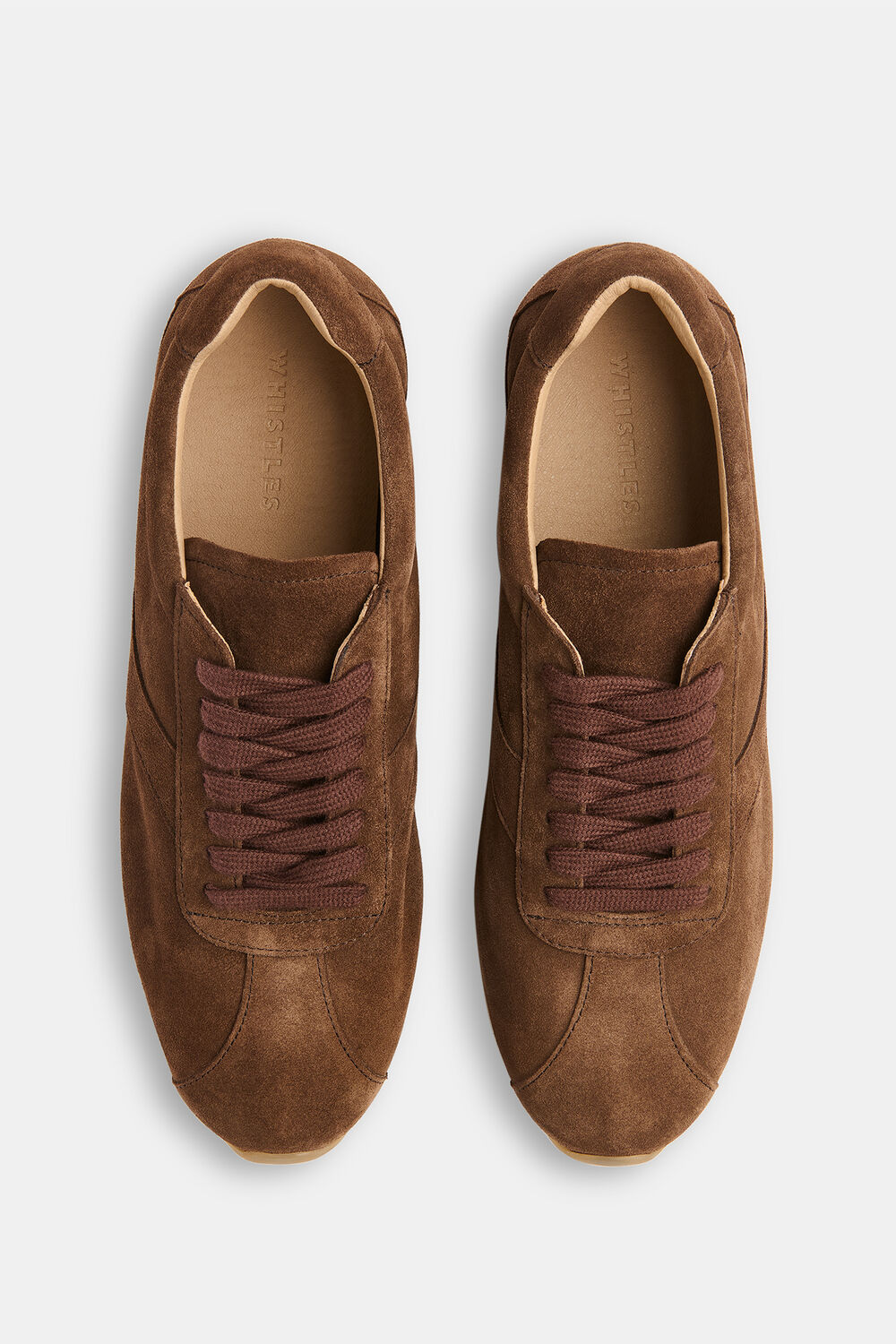 Chocolate Soft Suede Unlined Sneaker