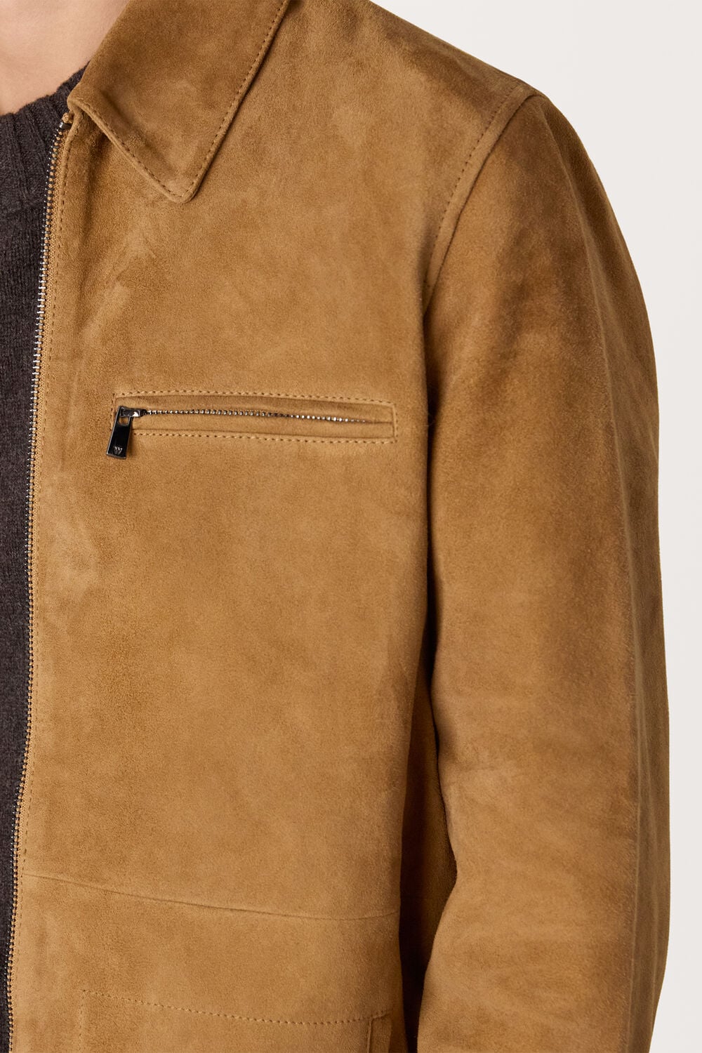 Tan Kate Suede Jacket