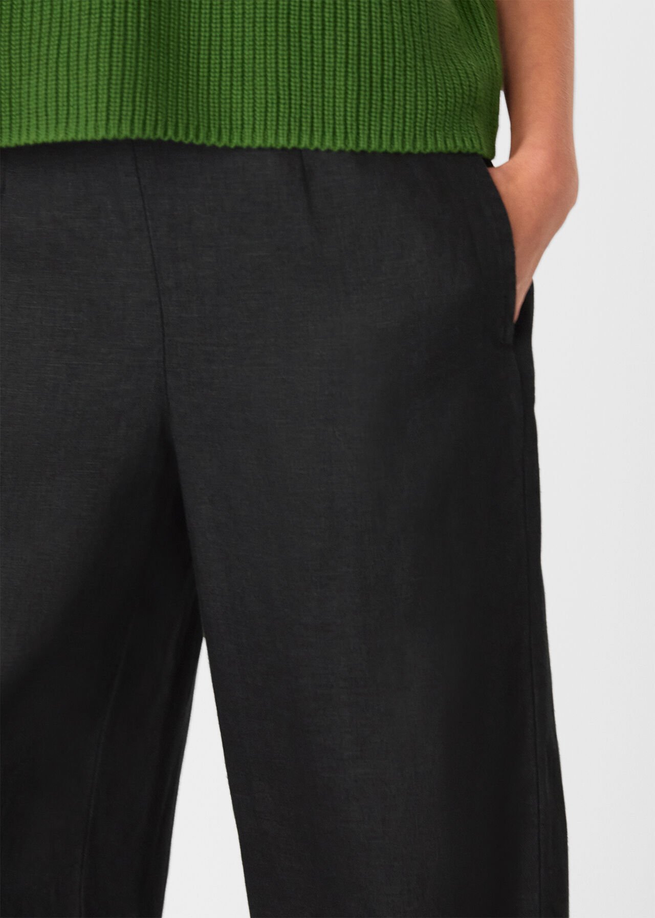Linen Ankle Length Trouser