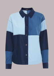 Annie Patchwork Cord Top
