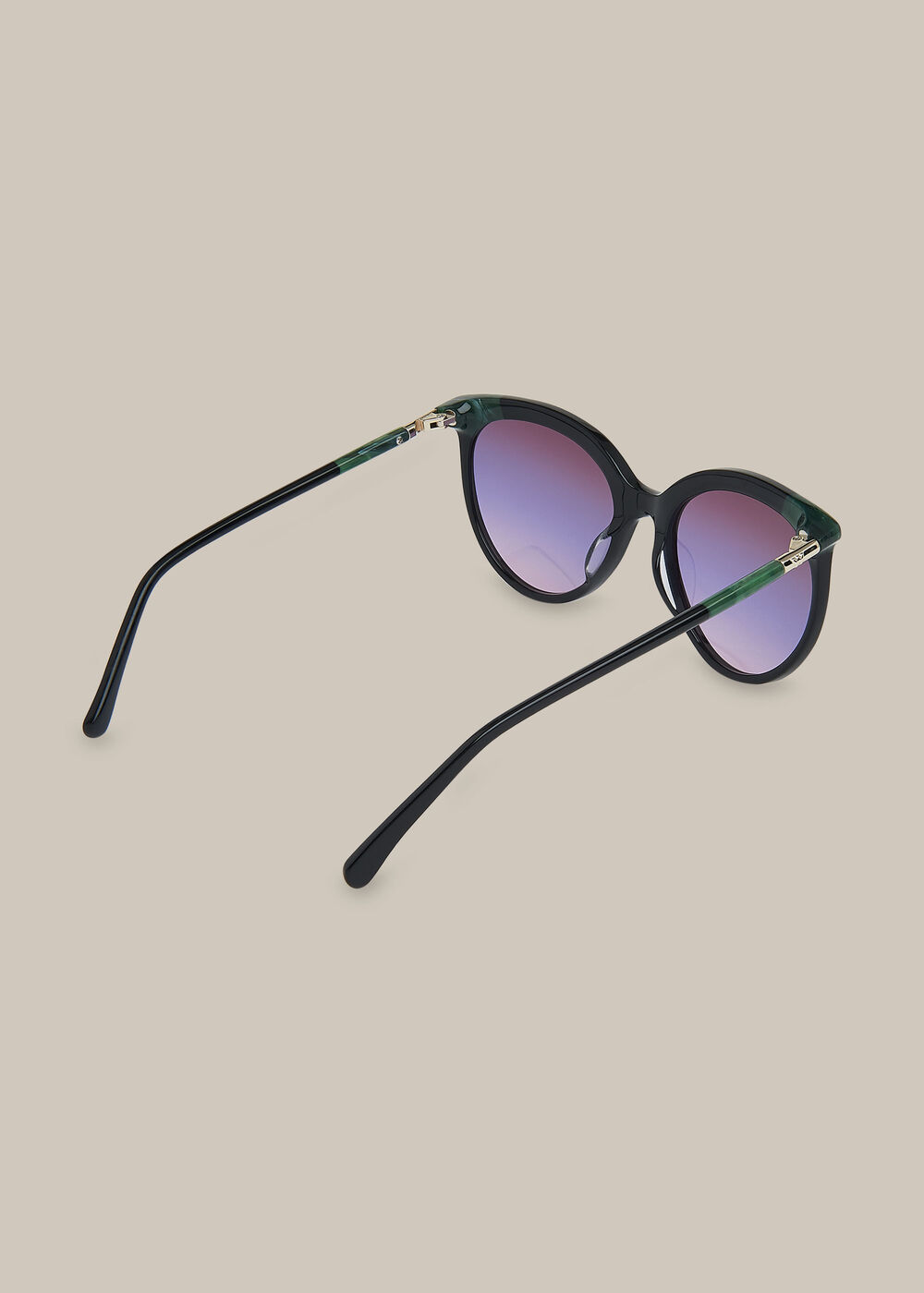 Black Maya Cat Eye Sunglasses