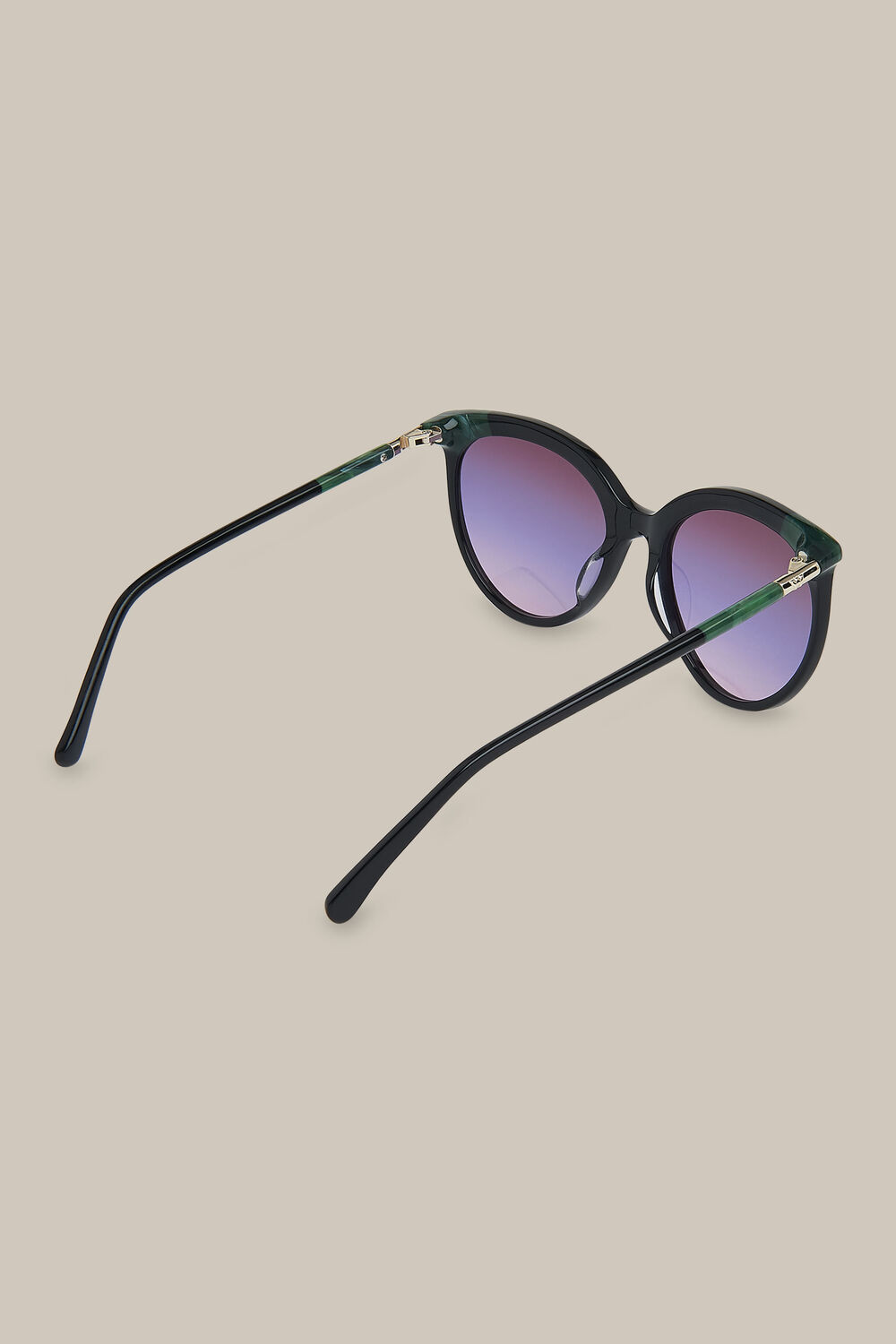 Maya Cat Eye Sunglasses Black/Multi