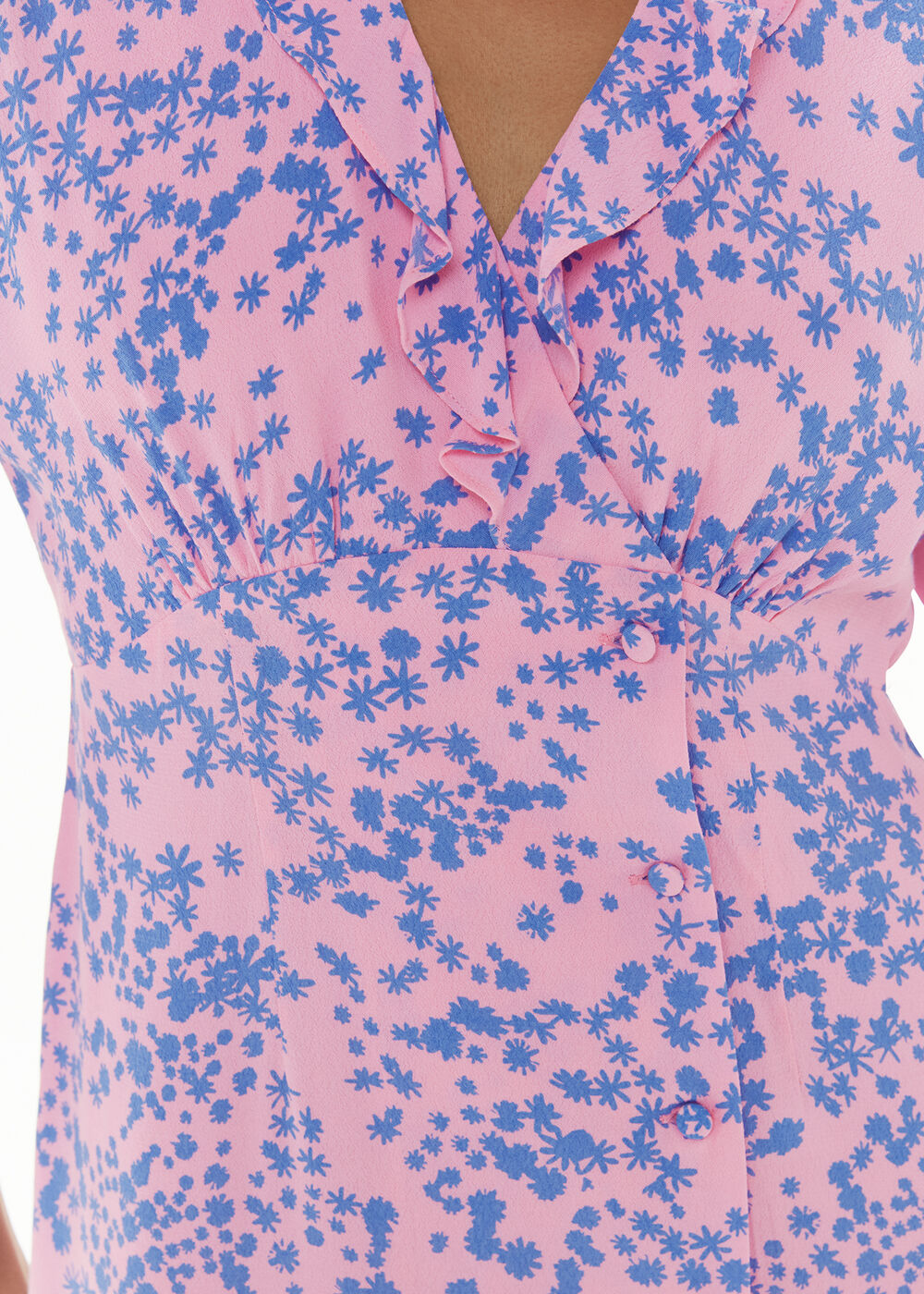 Dandelion Floral Midi Dress