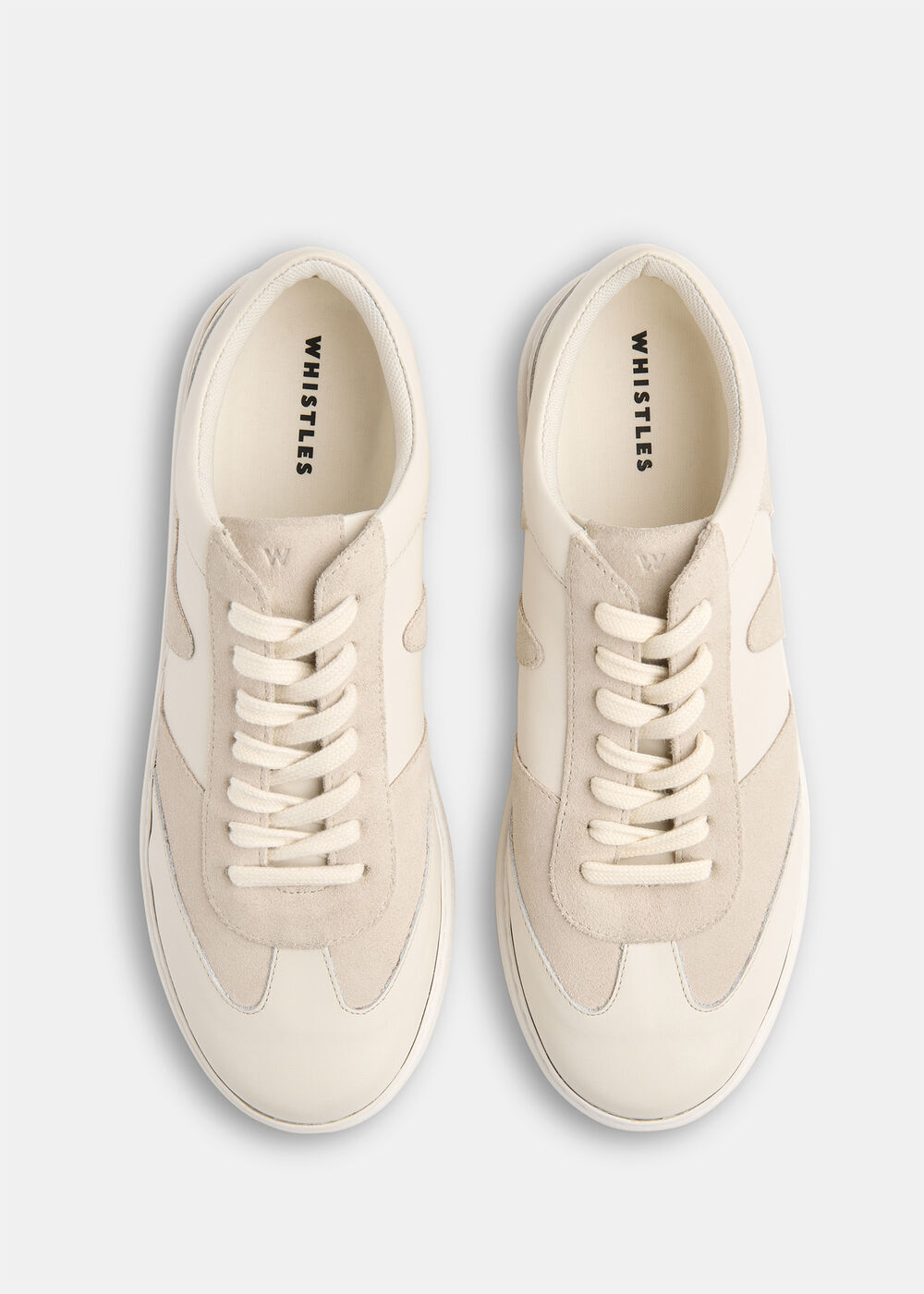 Suede Leather Mix Trainer