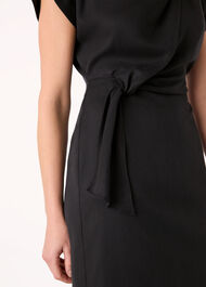 Twist Waist Midi Dress