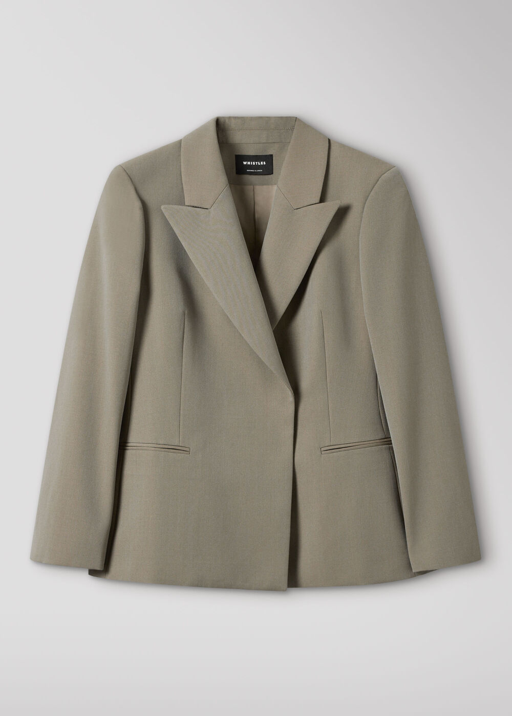 Dark Green Double Breasted Blazer