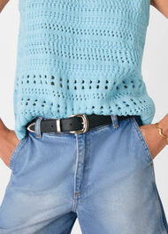 Chunky Cotton Pointelle Tank