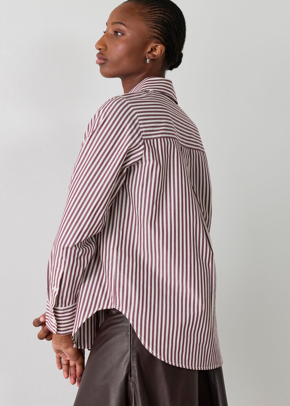 Relaxed Fit Stripe Shirt