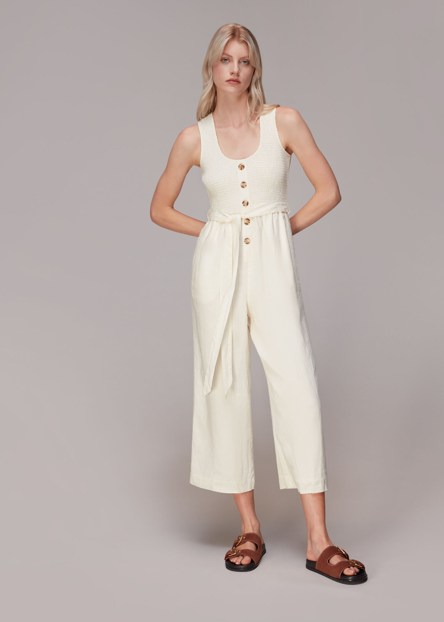 Womens ivory cheap jumpsuit