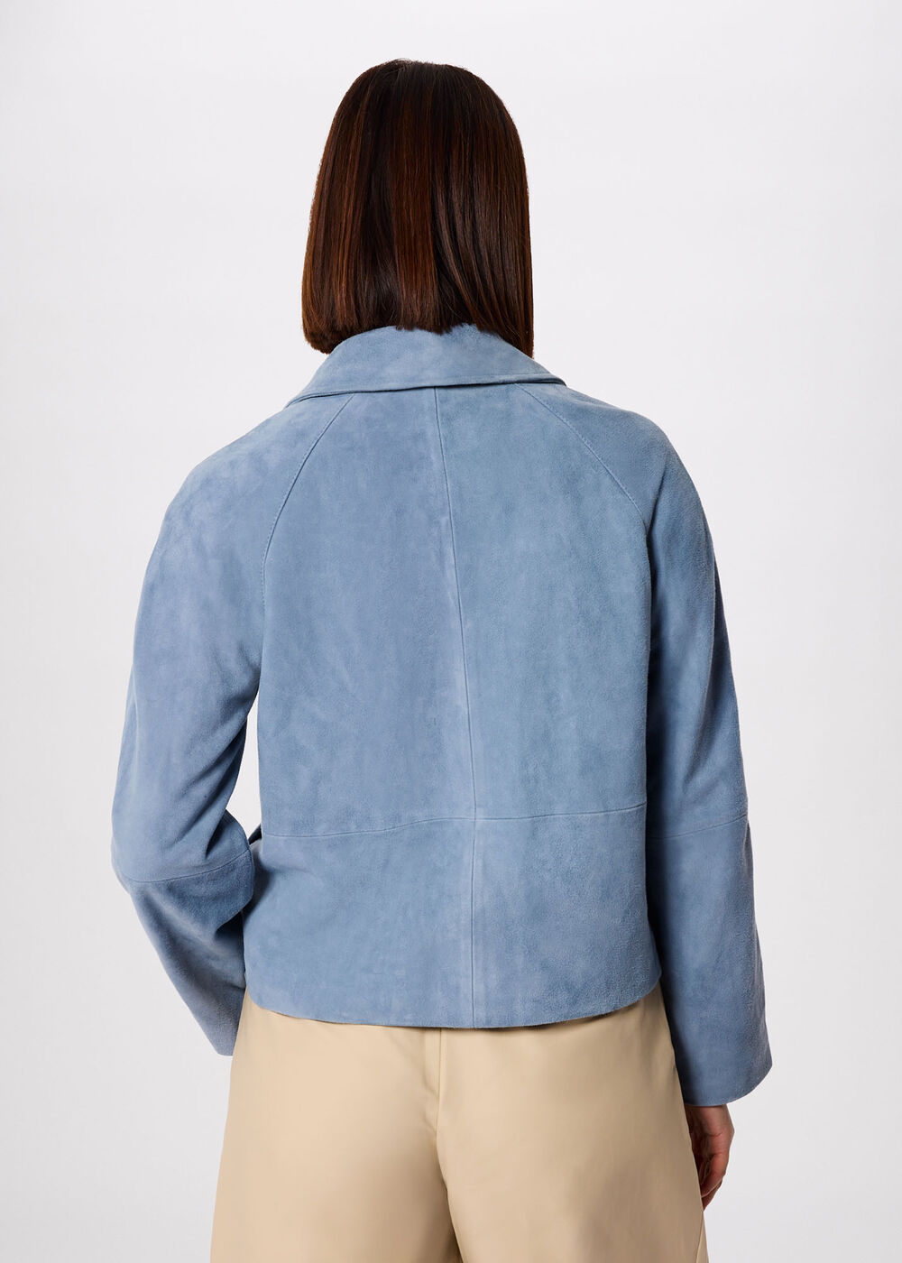 Suede Short Trench Jacket