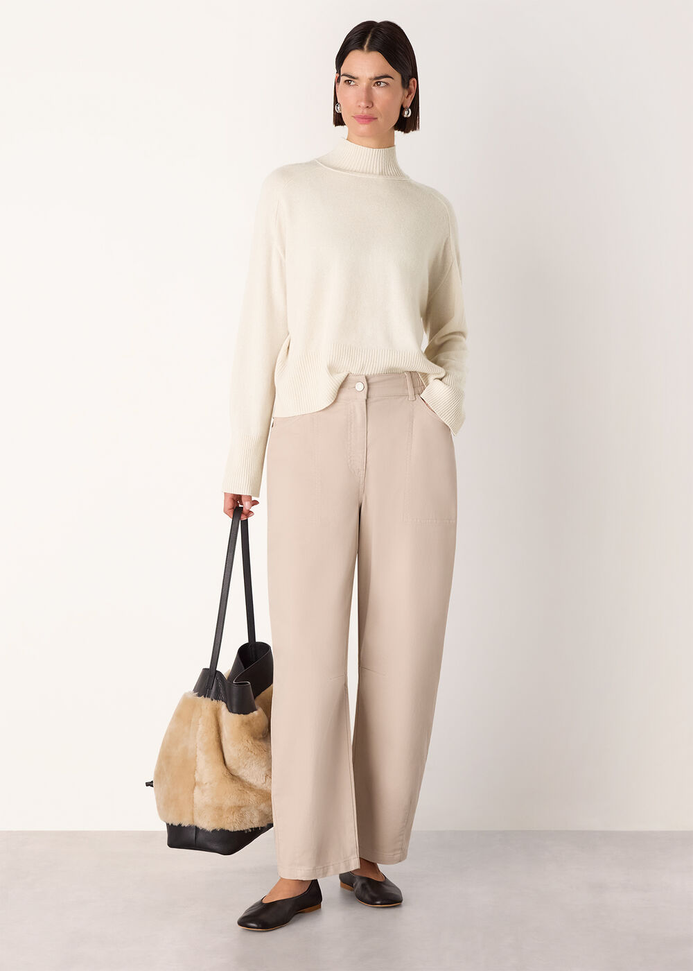 Cashmere Funnel Neck