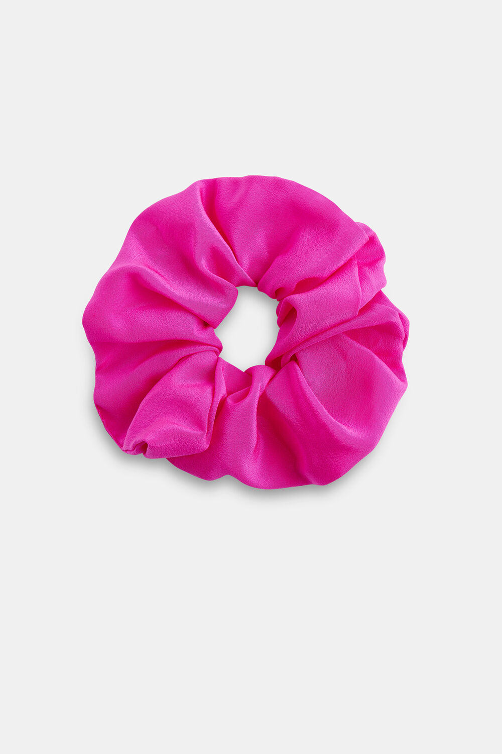 Pink Silk Scrunchie