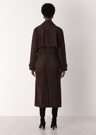Suede Trench Coat