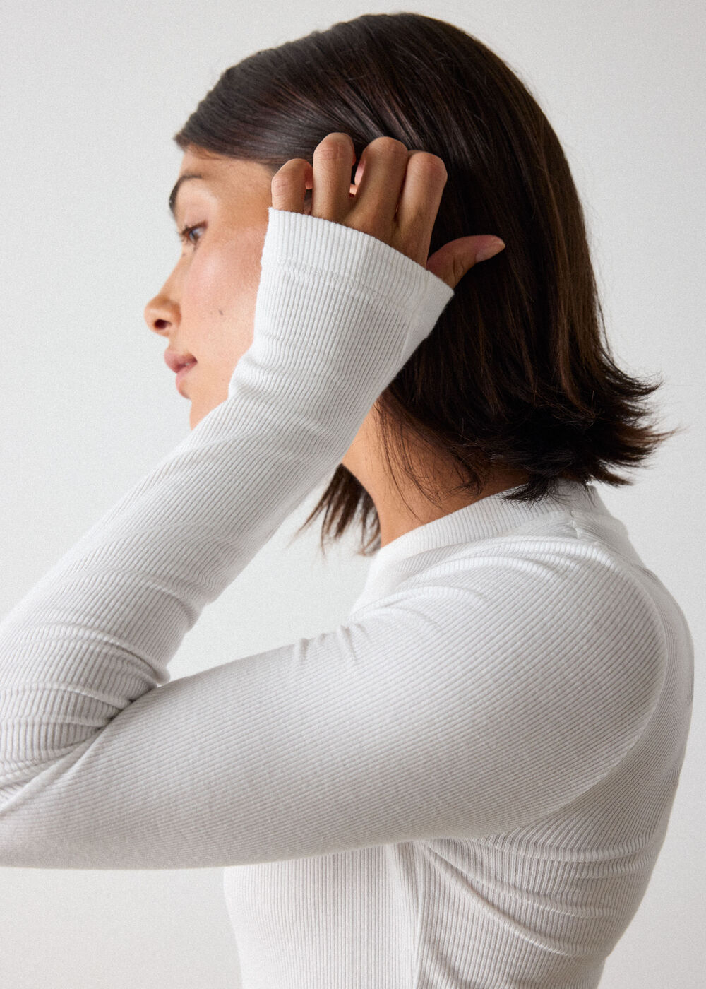 Essential Ribbed Crew