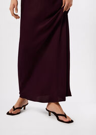 Thea Cowl Satin Maxi Dress