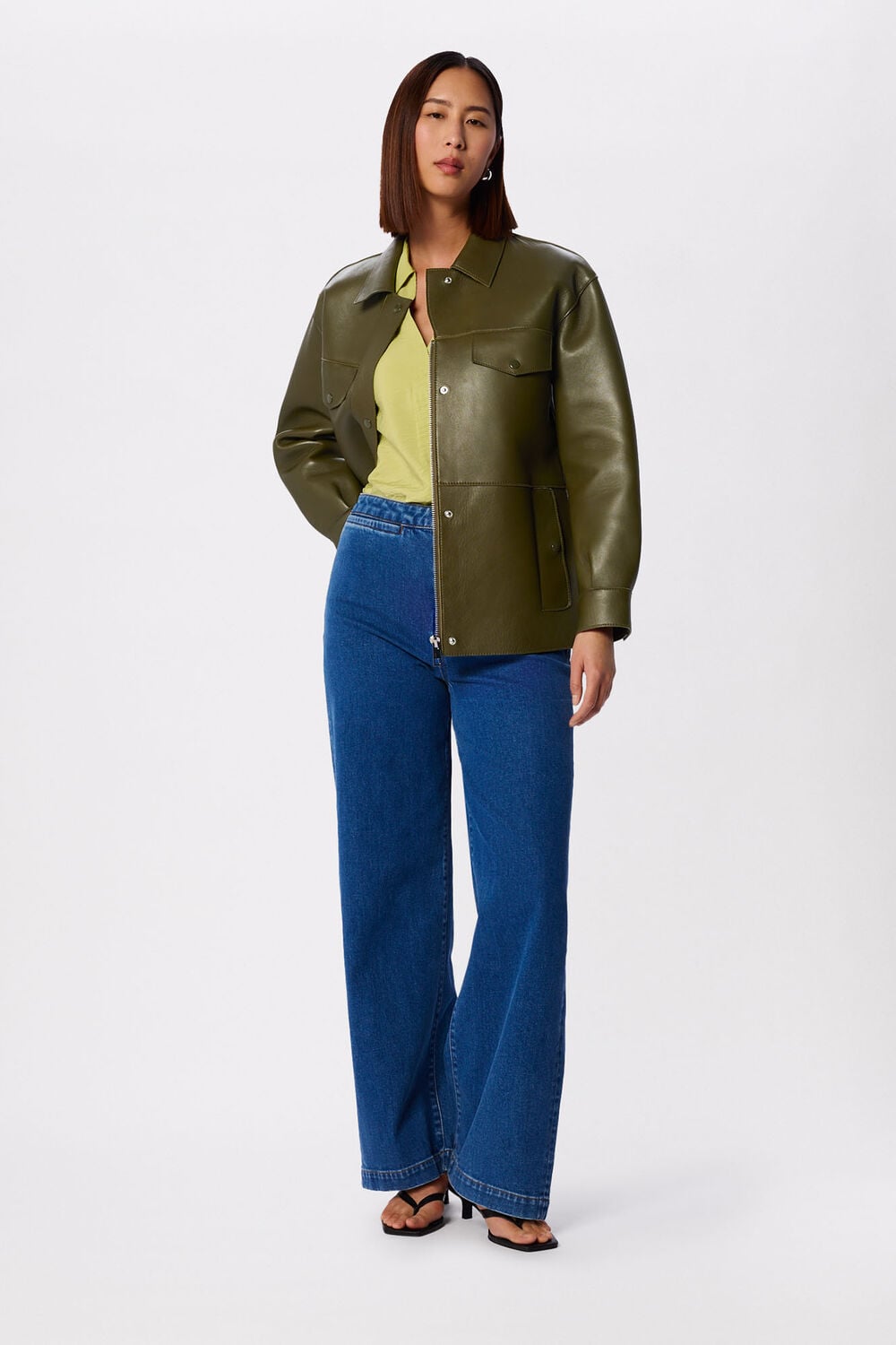 Pale Green Sasha Relaxed Shirt