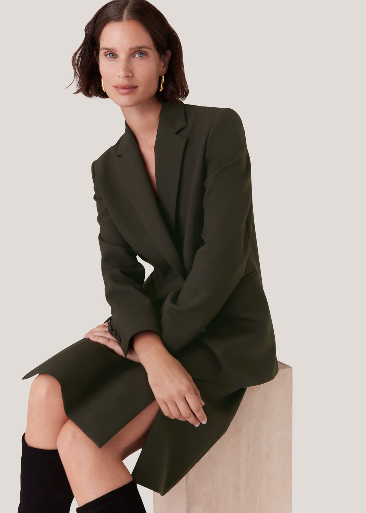 Natalie Wool Blend Blazer