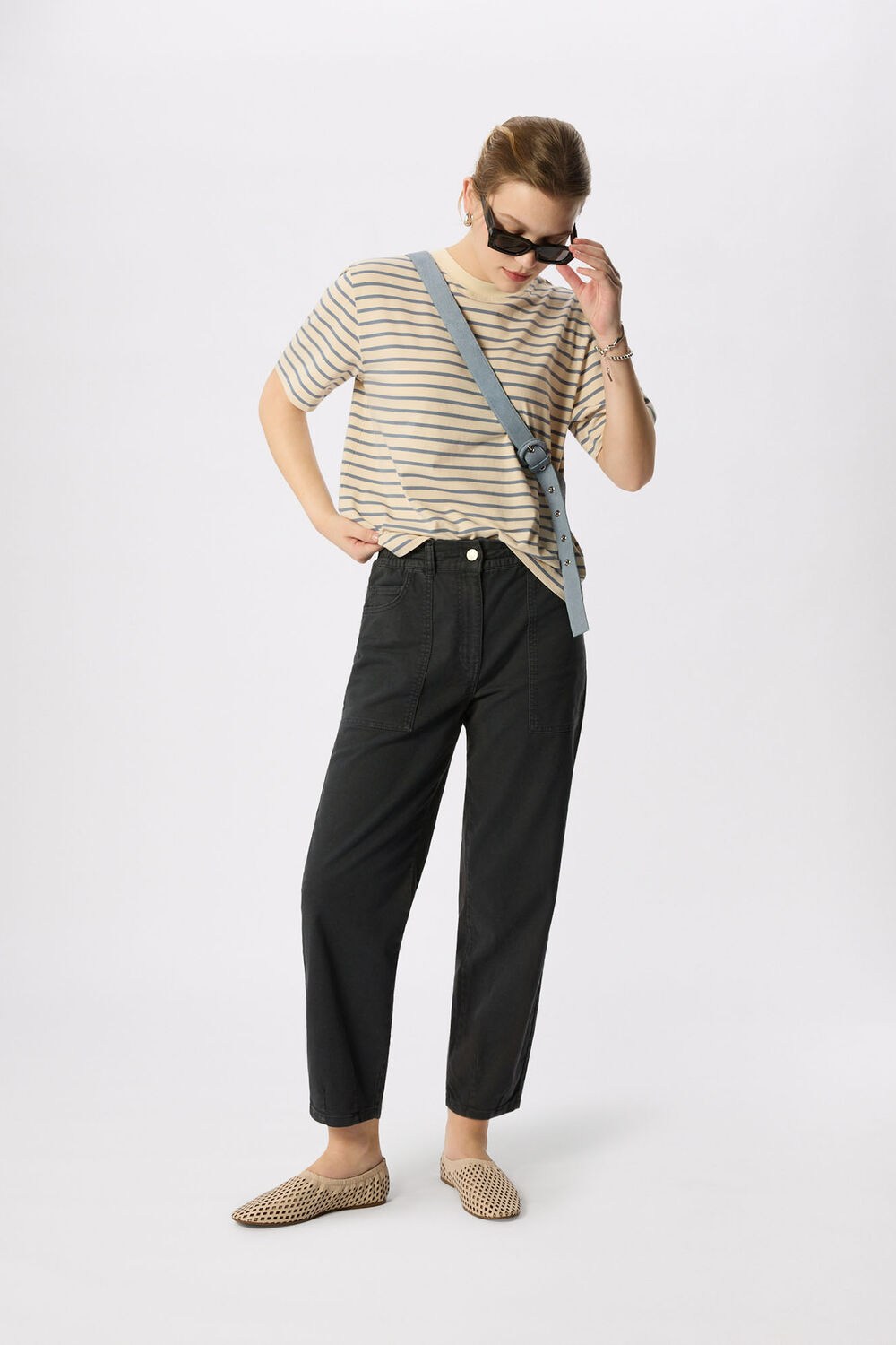 Black Tessa Casual Pants&nbsp;