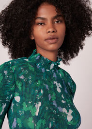 Kaleidoscope Plisse Top