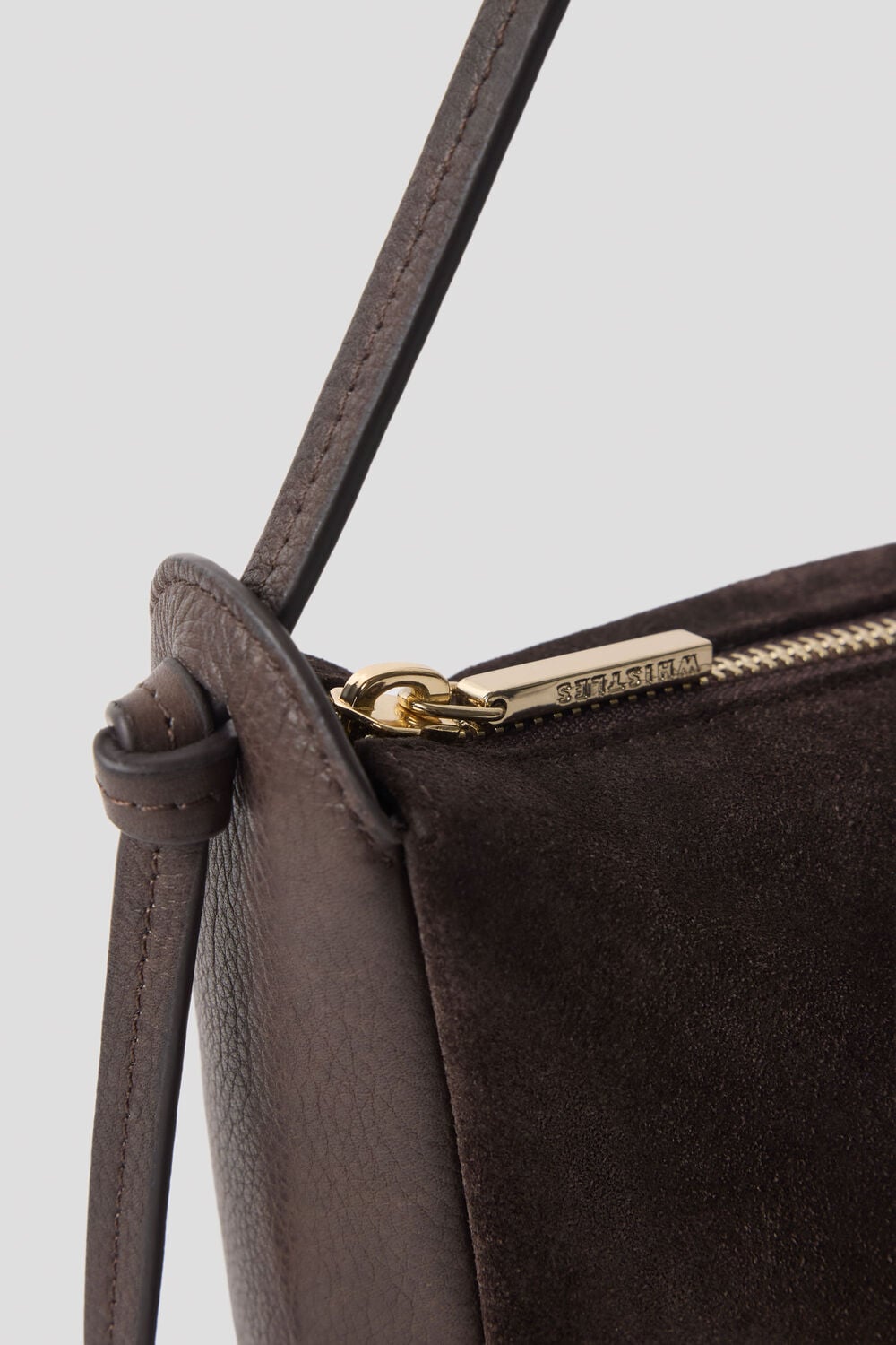 Small Suede Knot Shoulder Bag