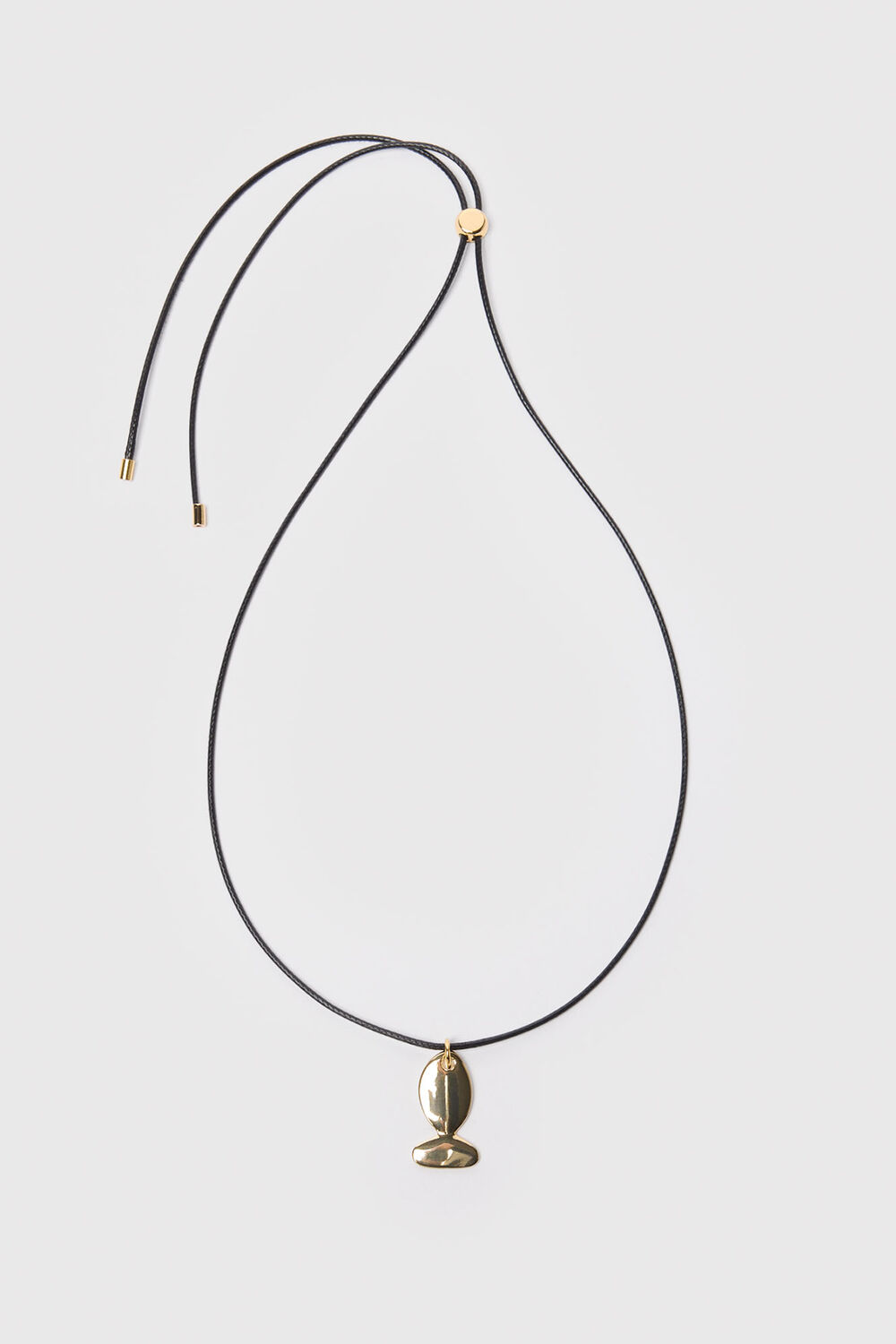 Gold Fish Cord Necklace
