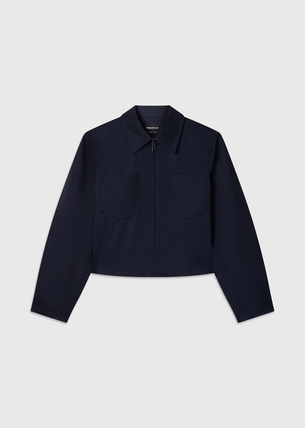 Compact Cotton Cropped Jacket