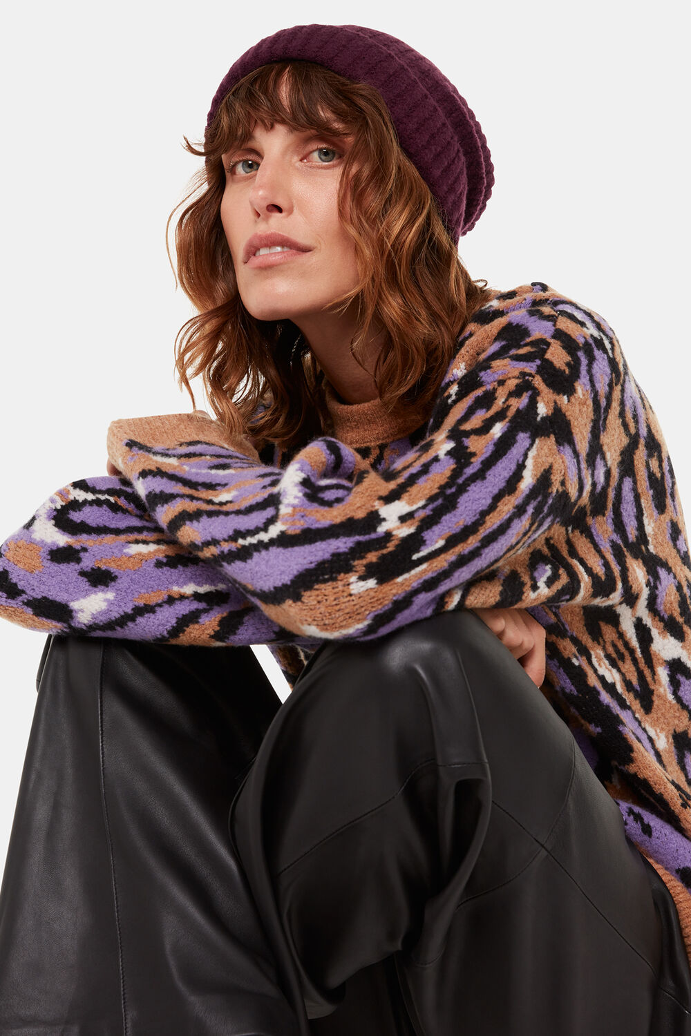 Wool Mix Rib Beanie