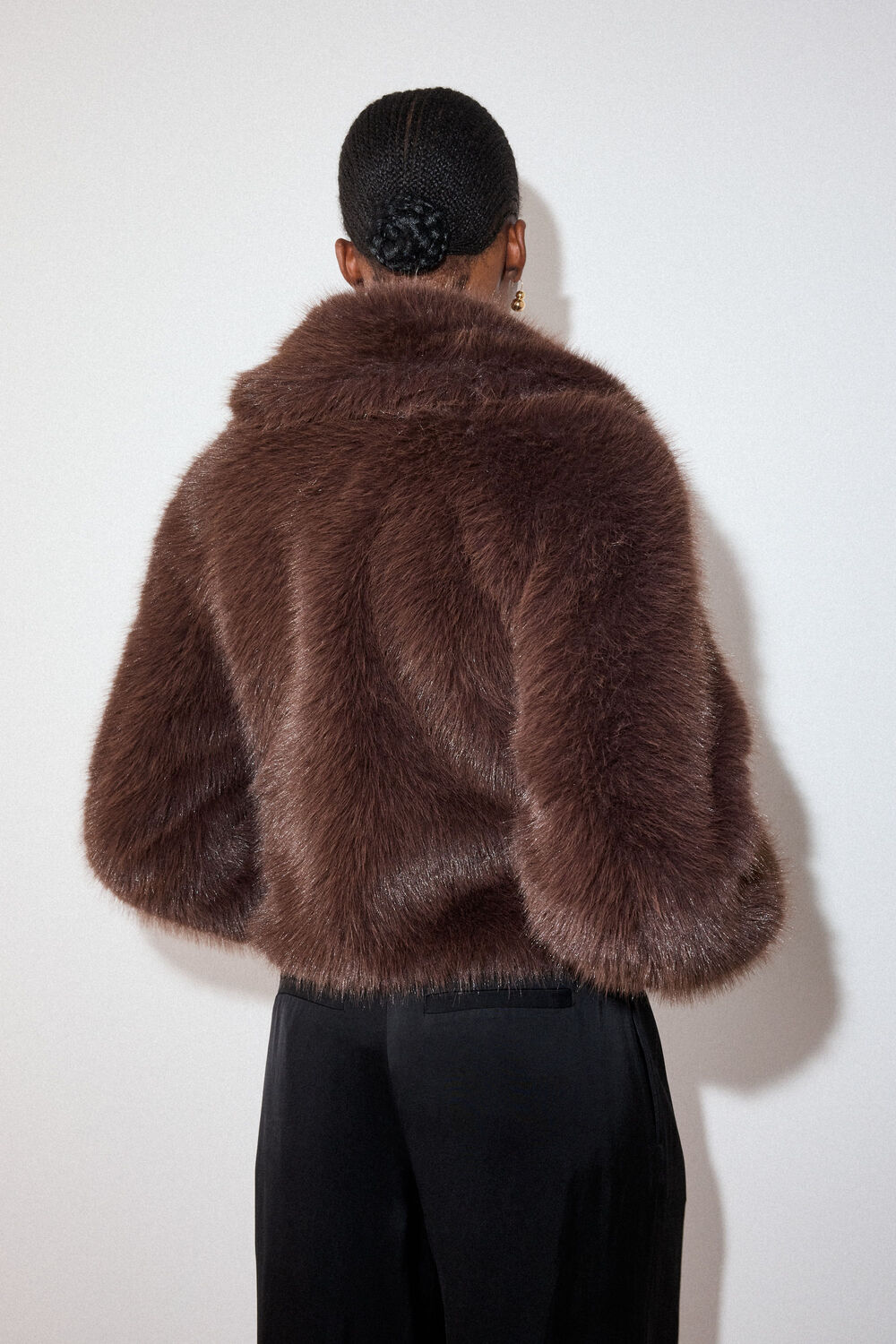 Short Faux Fur Coat