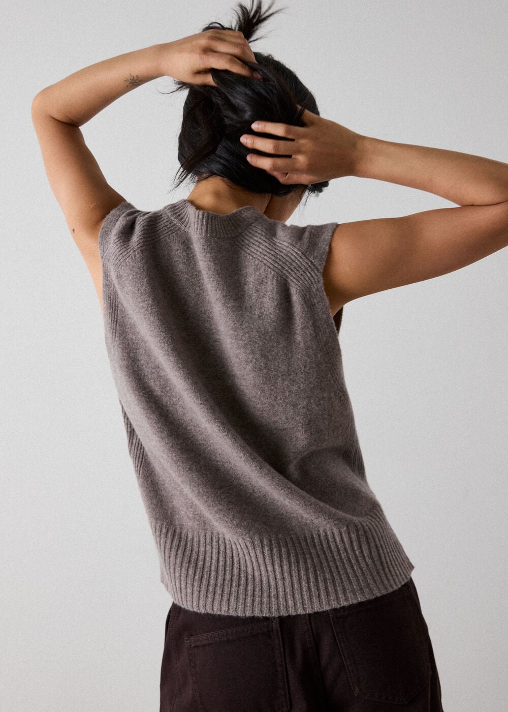 Wool Sleeveless Tank