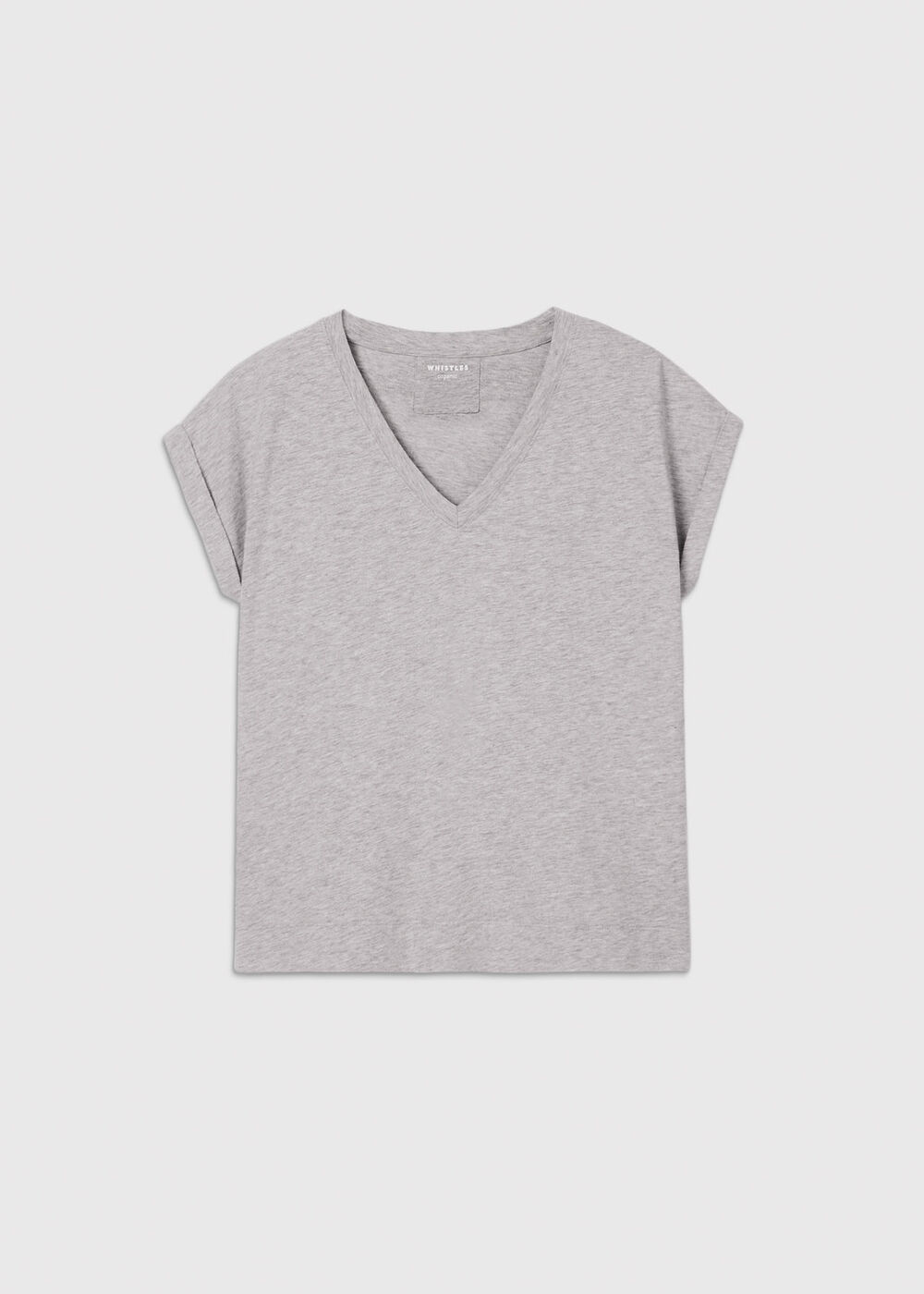 Willa V-Neck Cap Sleeve Tee