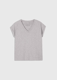 Willa V-Neck Cap Sleeve Tee