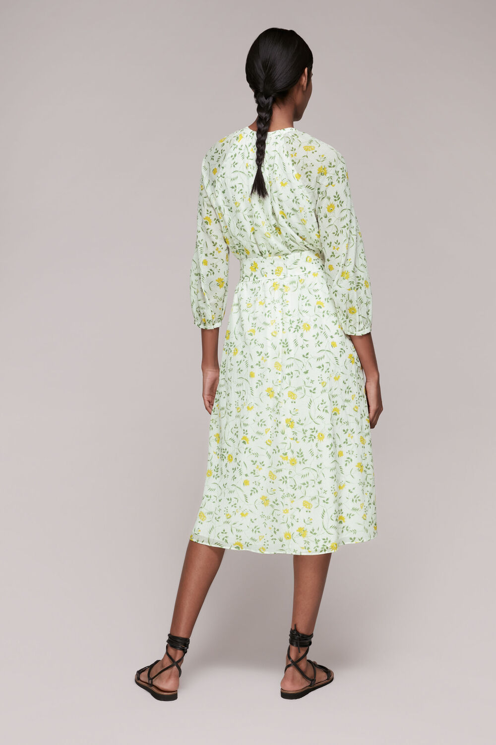 Savannah Floral Silk Mix Dress