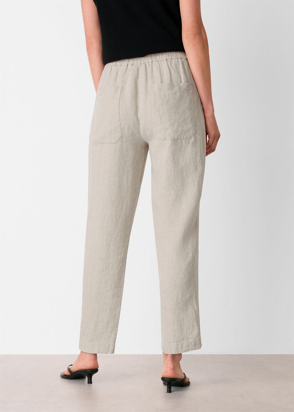 Linen Barrel Trouser