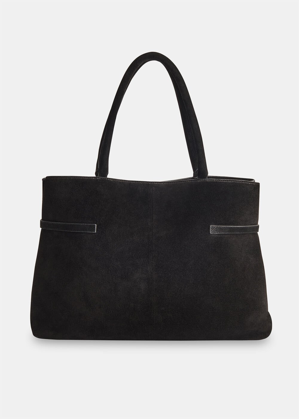 Noelle Suede Buckle Tote Bag